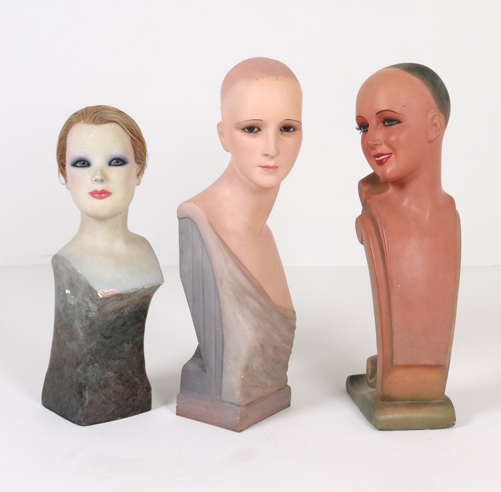 DECO MANNEQUIN HEAD GROUPING (1 of 13)