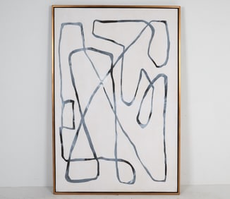 CONTEMPORARY ABSTRACT PAINTING 'LITTLE LOOPY' A/C