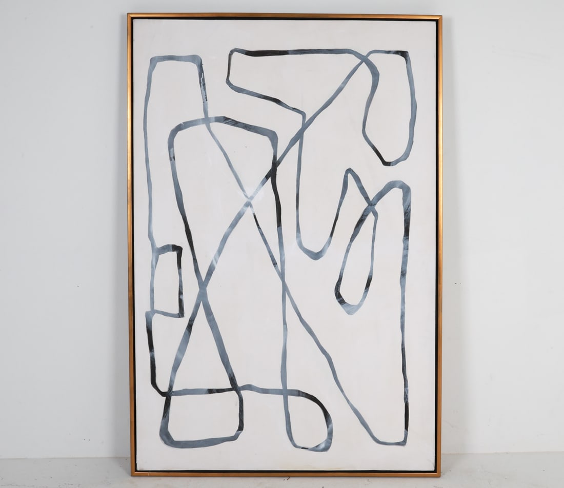 CONTEMPORARY ABSTRACT PAINTING 'LITTLE LOOPY' A/C (1 of 9)