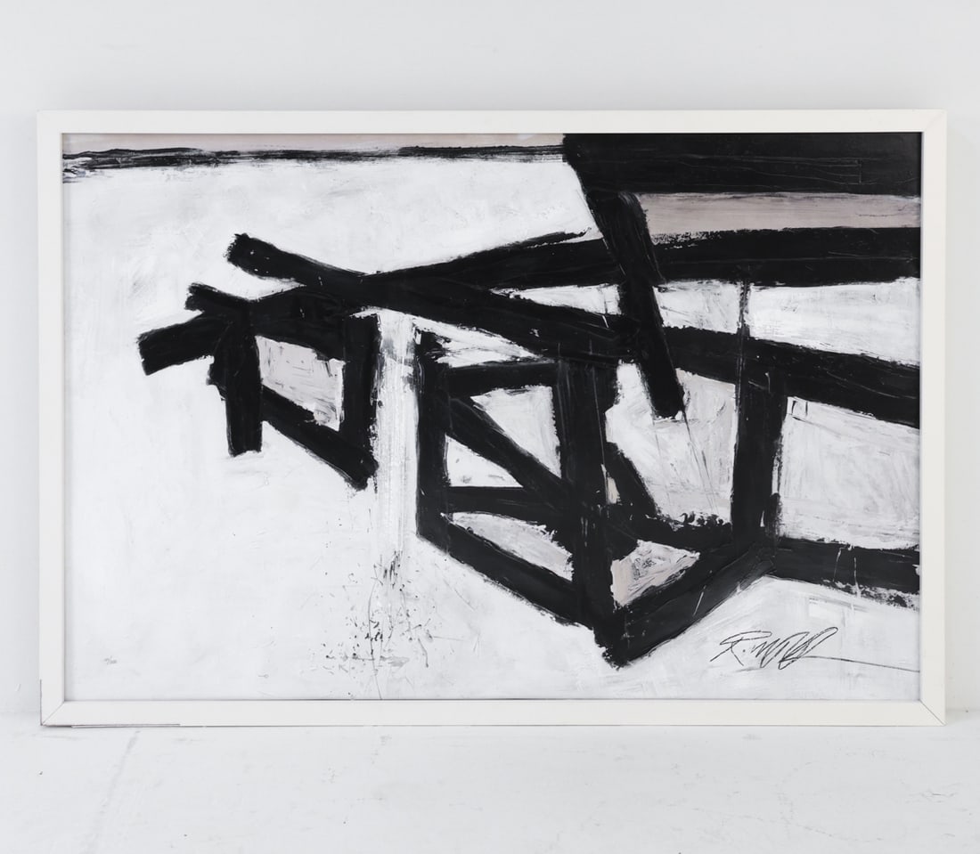 20TH C. ABSTRACT A/C PAINTING (1 of 11)