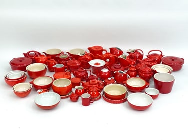 GROUPING OF HALLS RED CERAMICS