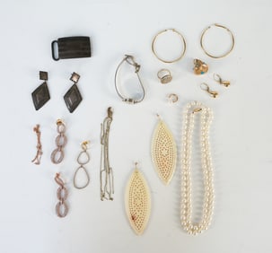 STERLING SILVER & 14K GOLD JEWELRY