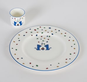 CARTIER 1988 "LA MAISON DES ENFANTS" PLATE SET