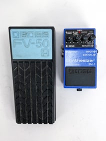 (2) BOSS EFFECTS GUITAR FLOOR PEDALS