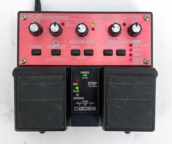 BOSS RC-20 PHRASE RECORDER LOOP STATION PEDAL