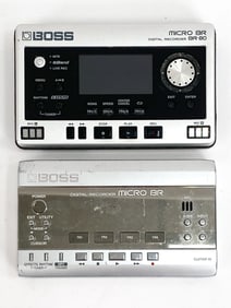 (2) BOSS MICRO BR DIGITAL RECORDERS
