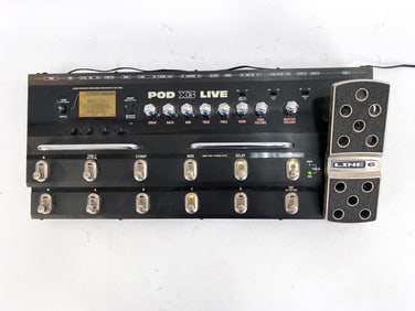 LINE 6 POD X3 LIVE MULTI-FX AMP MODELER PROCESSOR