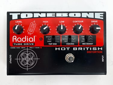 TONEBONE RADIAL TUBE DRIVE GUITAR EFFECTS PEDAL