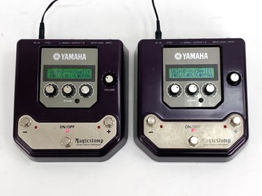 (2) YAMAHA MAGICSTOMP GUITAR EFFECTS PROCESSOR