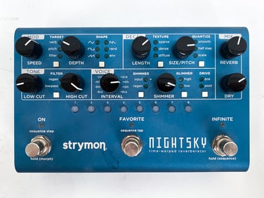 STRYMON NIGHTSKY TIME-WARPED REVERBERATOR PEDAL