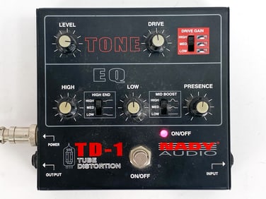 NADY AUDIO TD-1 TUBE DISTORTION EFFECTS PEDAL