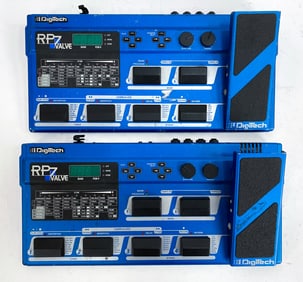 (2) DIGITECH RP7 VALVE MULTI-EFFECTS PEDALS