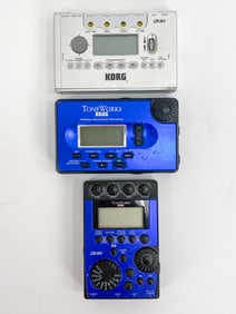 (3) KORG GROUPING PANDORA GUITAR EFFECT PROCESSORS