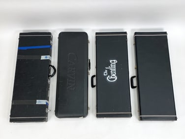(4) GUITAR HARDCASES