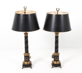 PAIR OF NEOCLASSICAL STYLE TABLE LAMPS
