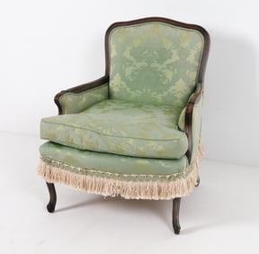 LOUIS XV STYLE FRENCH BERGERE CHAIR