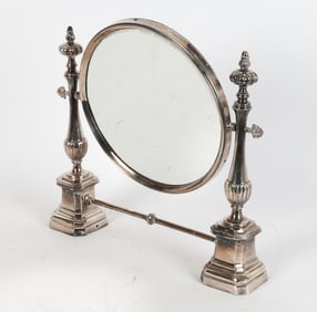 SILVER PLATE DRESSER MIRROR
