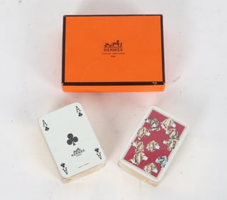 HERMES MONARCH DE PORET MINI PLAYING CARDS