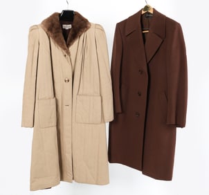 PAIR OF DESIGNER TRENCH COATS INCL. VALENTINO
