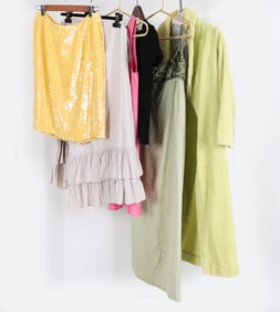 VINTAGE WOMENS DESIGNER CLOTHING GROUPING
