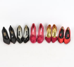 VINTAGE DESIGNER HEEL SHOE GROUPING