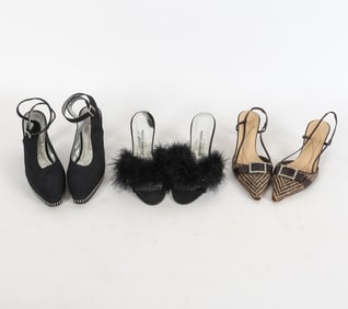 VINTAGE HEEL SHOE GROUPING INCL. KATE SPADE