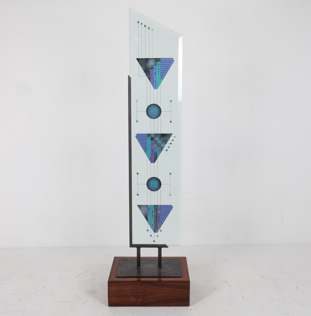 DALE EGGERT (20TH C.) GLASS SCULPTURE (1 of 18)