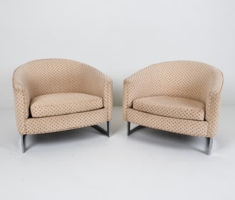 MANNER OF BAUGHMAN THAYER COGGIN LOUNGE CHAIRS