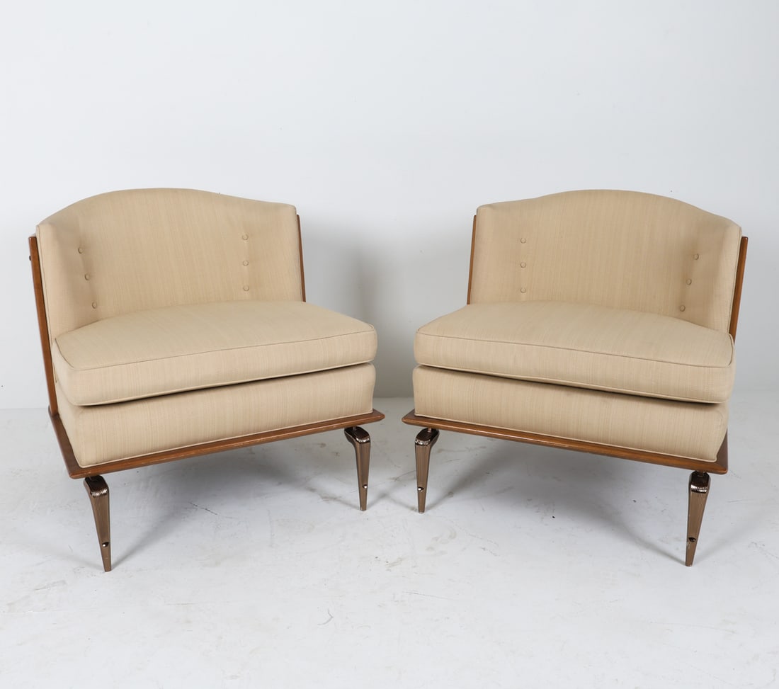 MANNER OF PARISI OR PONTI SLIPPER CHAIRS (1 of 13)