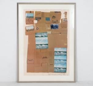 ROBERT RAUSCHENBERG (20TH C.) LITHOGRAPH PRINT