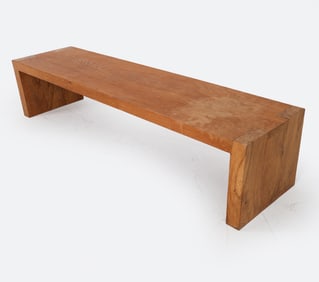 SOLID ELM CONSOLE BENCH OR COFFEE TABLE