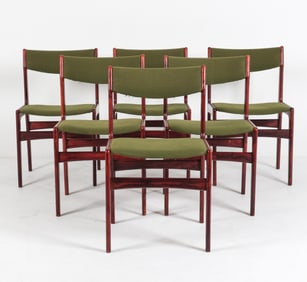 (6) ERIK BUCH 'MODEL 49' TEAK DINING CHAIRS