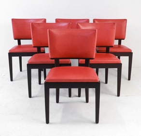 (6) CHRISTIAN LIAIGRE FOR HOLLY HUNT DINING CHAIRS