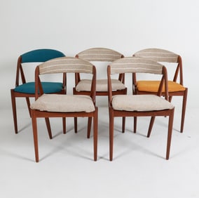 (5) KAI KRISTIANSEN 'MODEL 31' TEAK DINING CHAIRS