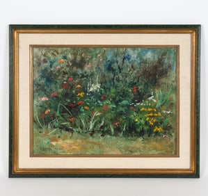 GEORGE SCHWACHA (20TH C.) LANDSCAPE O/B