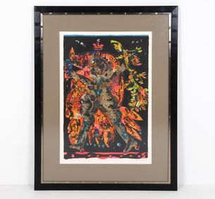 NORMAN LALIBERTE (20TH C.) LITHOGRAPH 1976