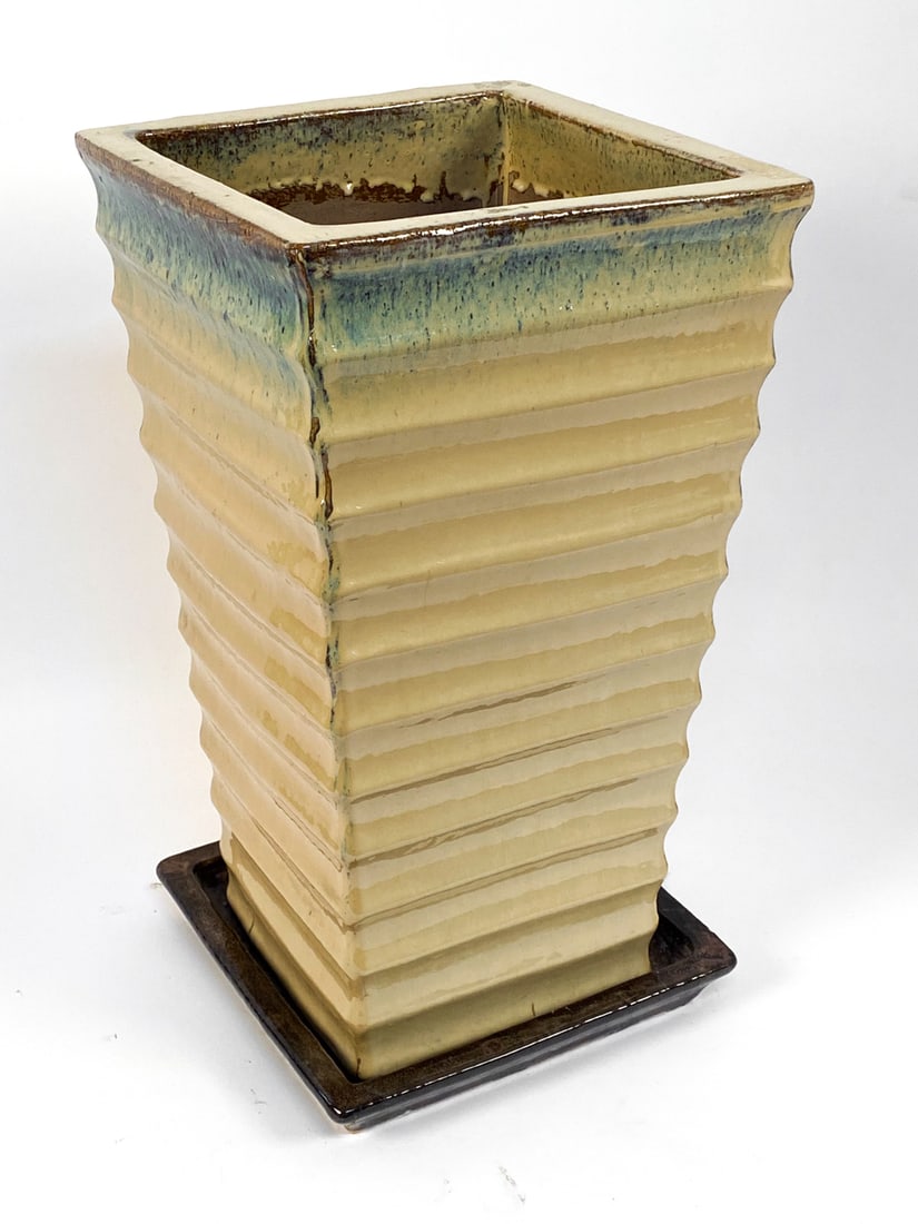 LARGE ARCHITECTURAL CERAMIC PLANTER (1 of 8)