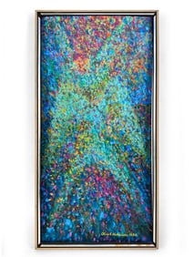 OLAV MATHIESEN (20TH C.) ABSTRACT O/B