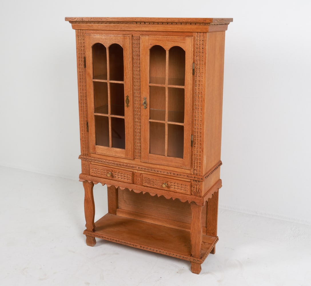 KJAERNULF STYLE DANISH OAK CABINET C. 1970'S (1 of 17)