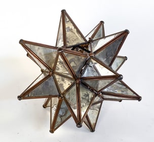 VINTAGE MORAVIAN STAR CANDLE HOLDER