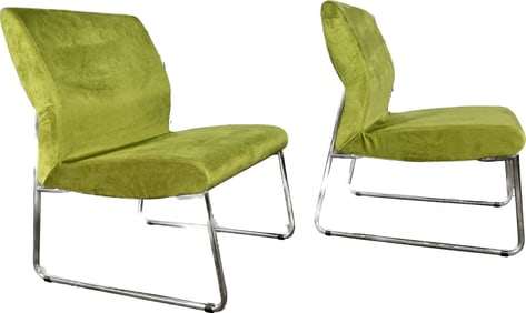 CONTEMPORARY ITALIAN LOUNGE CHAIRS BY THRONA