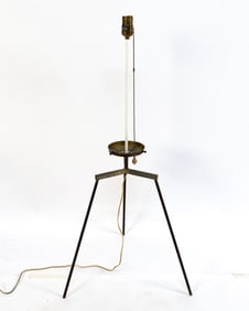 HEIFETZ ROTAFLEX BRASS FLOOR LAMP BASE C. 1960S