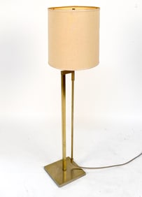 LAUREL LAMP CO. BRASS FLOOR LAMP C. 1970S