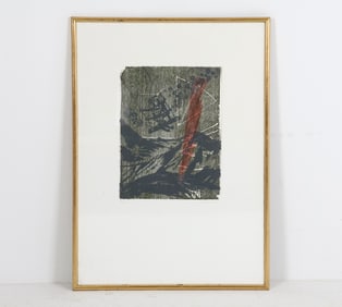 RUTH BRENNER (20TH C.) ABSTRACT PRINT