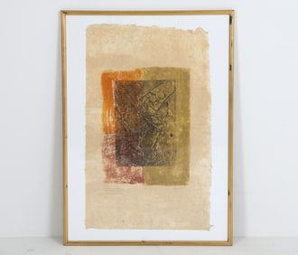 RUTH BRENNER (20TH C.) ABSTRACT PRINT