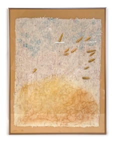 ABSTRACT PAINTING ON PAPER