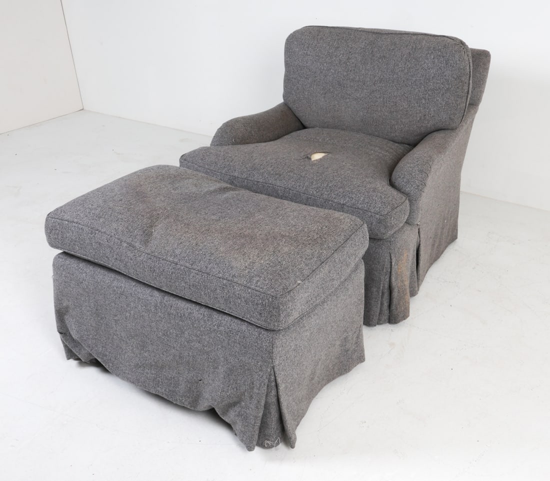 CONTEMPORARY LOUNGE CHAIR & OTTOMAN (1 of 16)