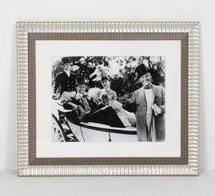 LESLIE CARON & MAURICE CHEVALIER PHOTOGRAPH PRINT