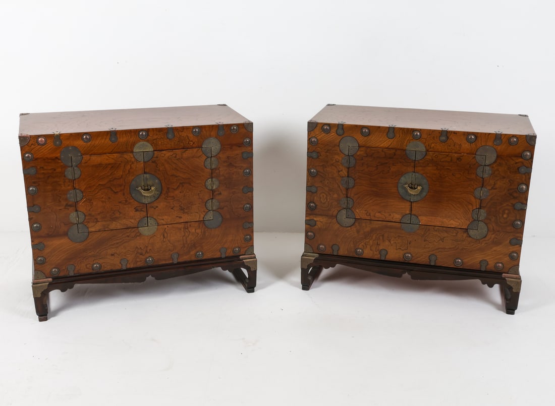 PAIR OF KOREAN CHEST CABINETS (1 of 15)