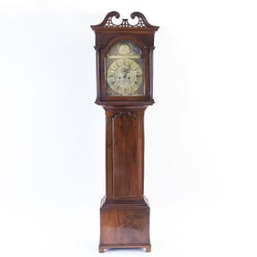 19TH C. MATT WYLIE PAISLEY LONGCASE CLOCK